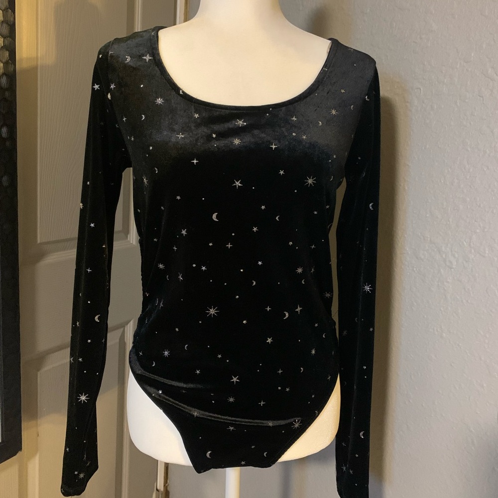 Wild Fable medium velvet bodysuit